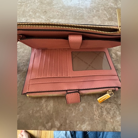 Michael Kors Rose Wristlet Clutch - Picture 3 of 6